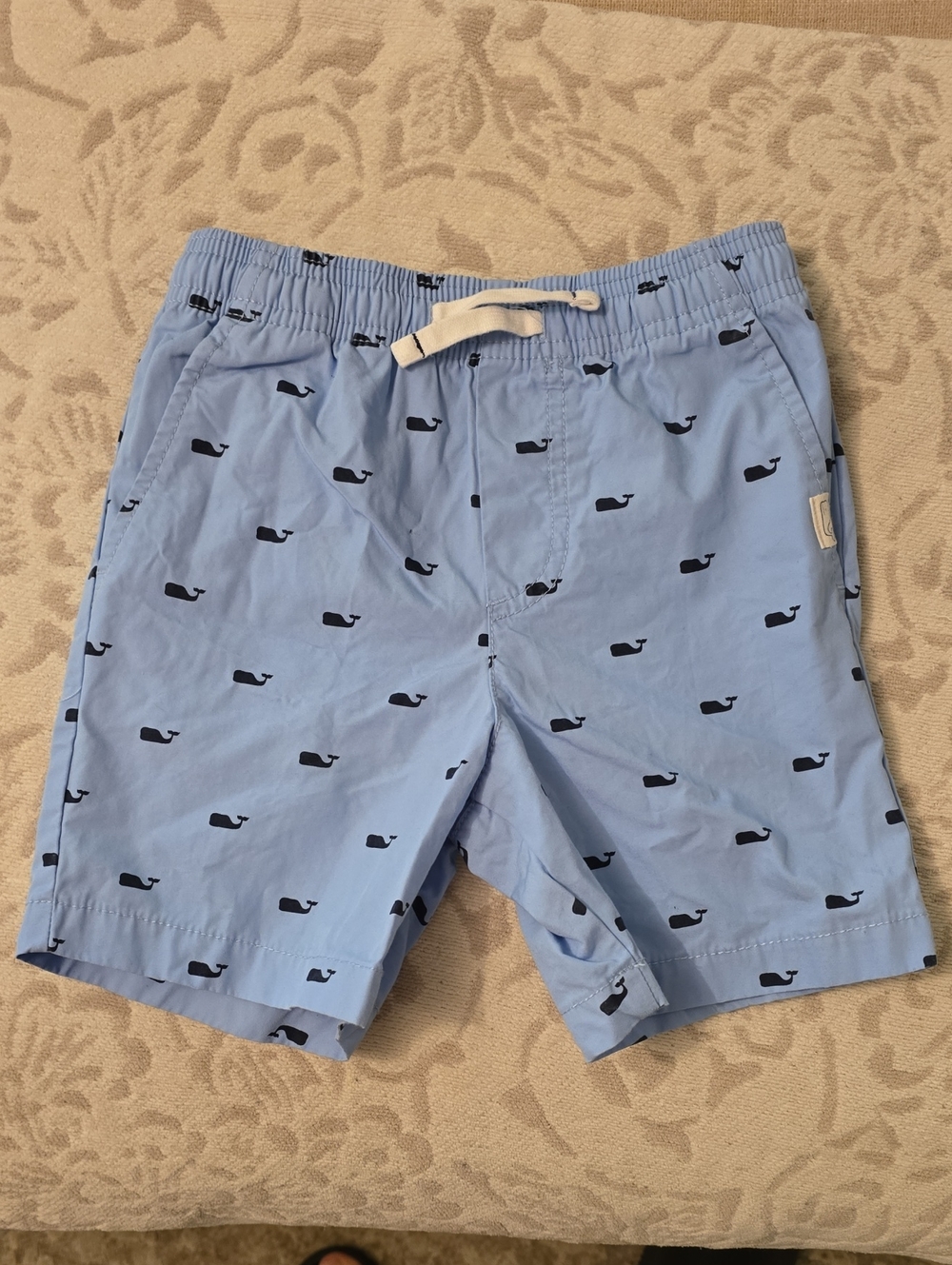 Vineyard Vines Light Blue Whale-Print Shorts